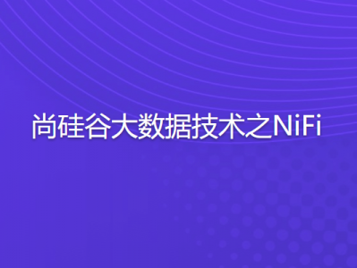 尚硅谷大数据技术之NiFi