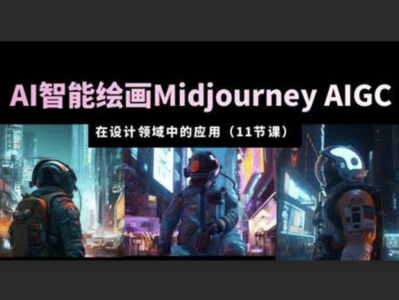 AI·智能绘画Midjourney AIGC 在设计领域中的应用 从入门到精通（11节课）