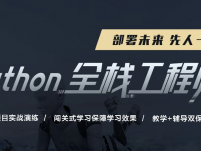 Python从零到就业全栈500课(编程+爬虫+数据+自动化+前后端+算法)