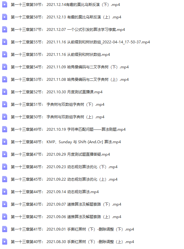 门徒计划算法班-Java方向 |价值9800元|2022元| 完结 第3张