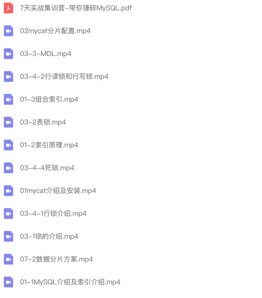 7天实战集训营-带你锤碎MySQL | 完结 第2张